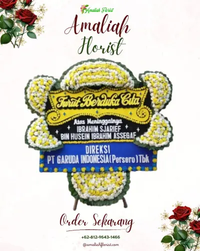 Papan Bunga Duka di Sangsit